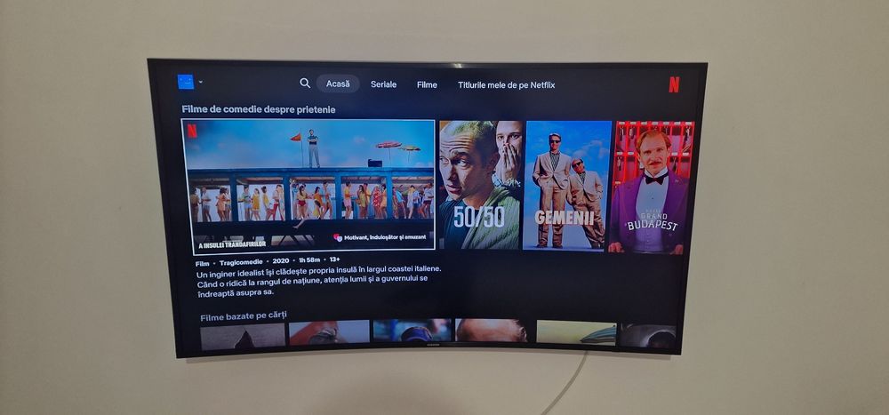 TV Samsung 139cm curbat