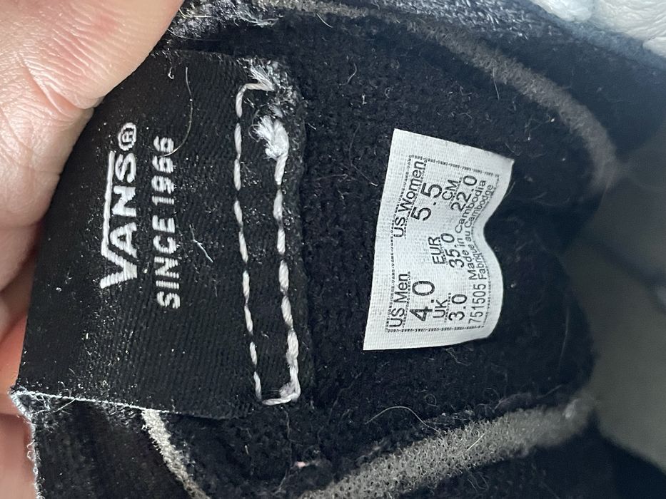 Детски/Женски високи кецове Vans Flame