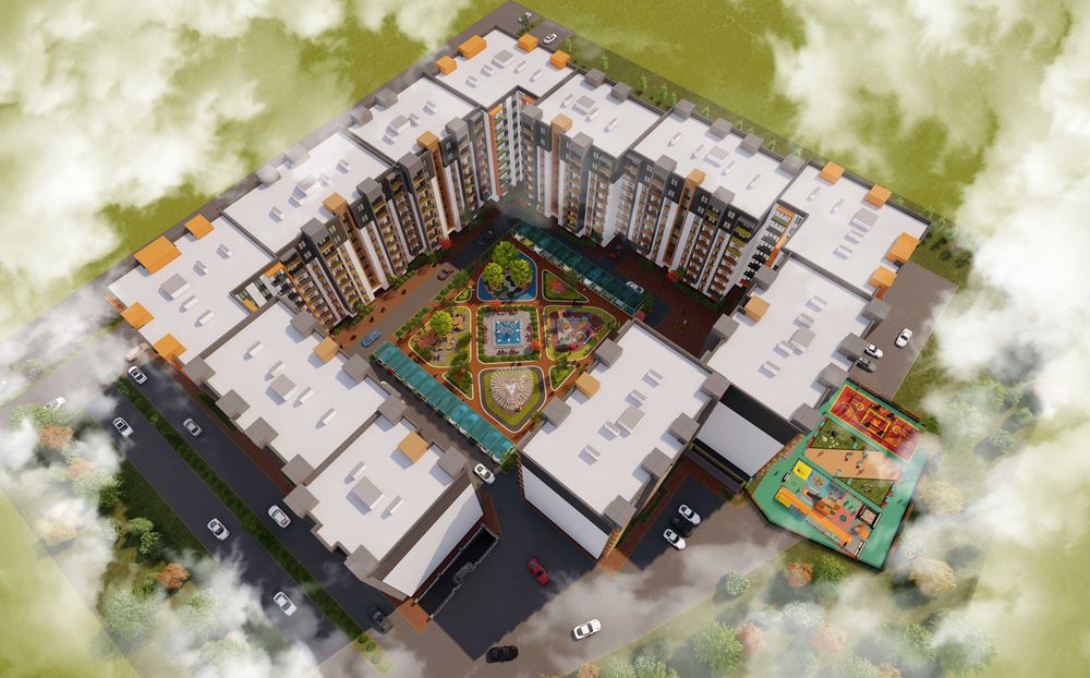 ЖК Mening Uyim 1комнатная кв 36,6м г.Ташкент, мост "Узгариш"