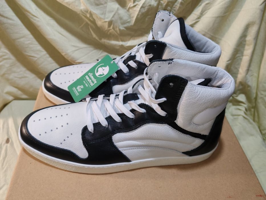 Високи мъжки кецове от естествена кожа GROUNDIES №45