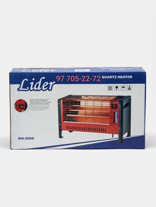 Электрический обогреватель-печка LiderKH-2000 Мод. Кучланиш 1600 ВТ