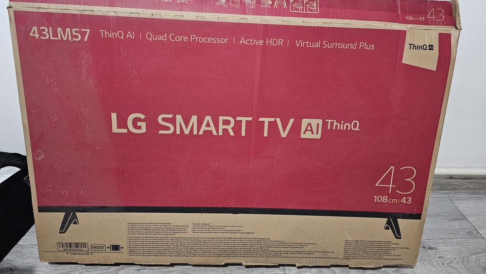 Телевизор LG 43LM57 Thing AI Разбитый