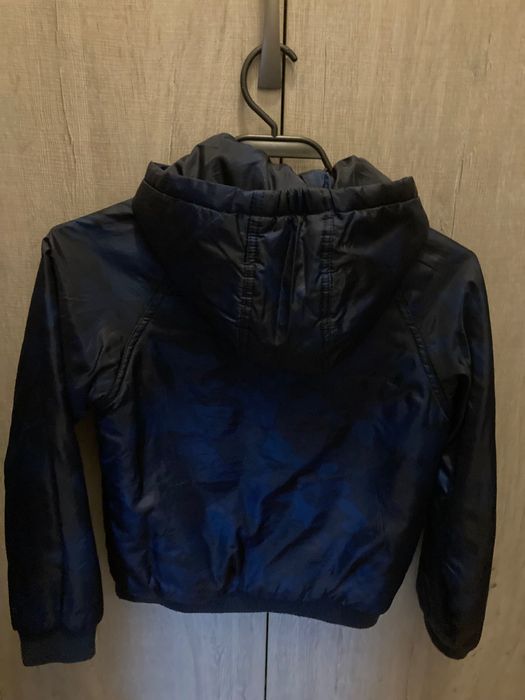 Детско яке синьо 122см