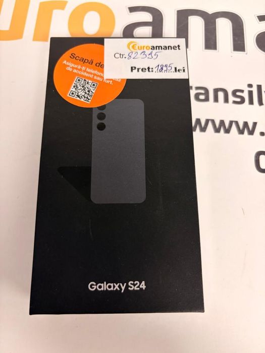 Telefon Samsung Galaxy S24, Dual SIM, 8GB RAM, 256GB, 5G, Onyx -T-