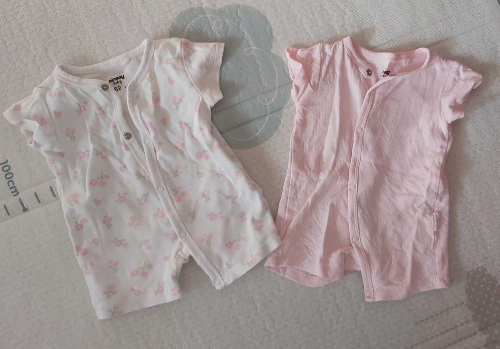 Лот Бебешки летни дрешки 0-3 месеца - 56-62 размер