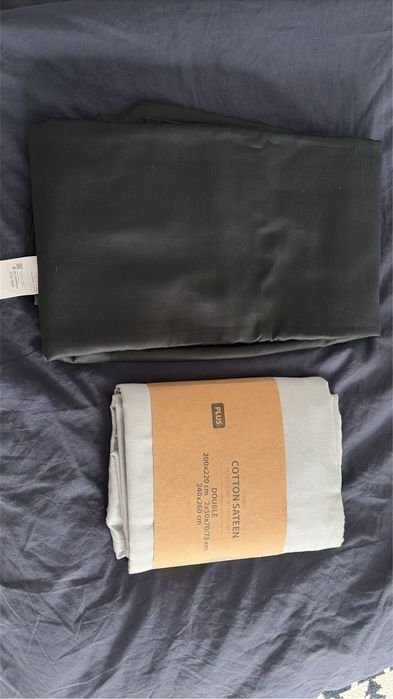 cearsaf bumbac satinat 240x260 nefolosit nou