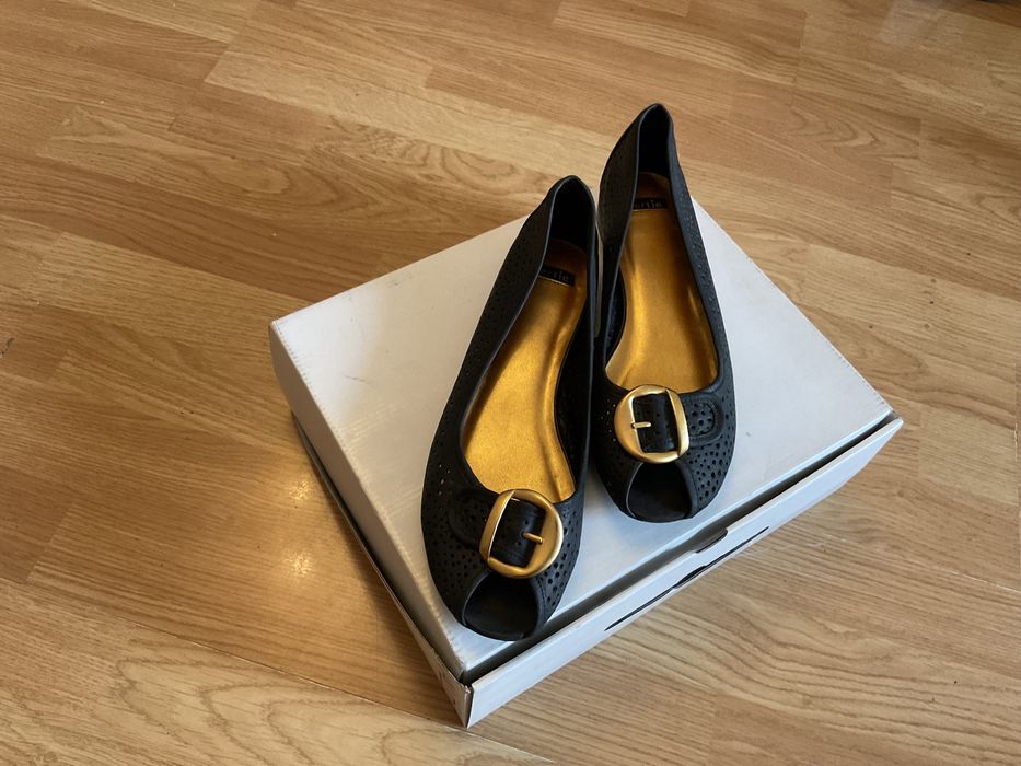 BERTIE pantofi balerini Brazilia, dama, din piele, negri Nr. 39