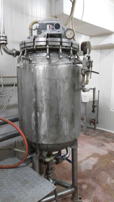 Съд за варене и пастьоризиране под налягане и вакуум от неръждавейка