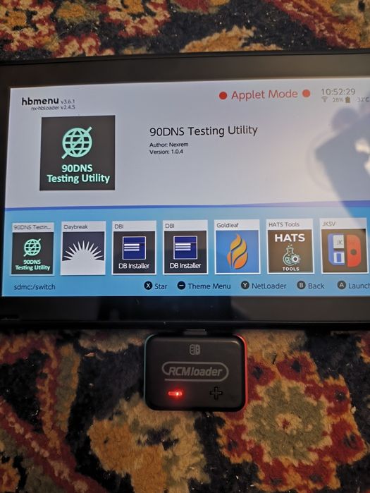 Nintendo Switch V1 Hekate/Atmosphere