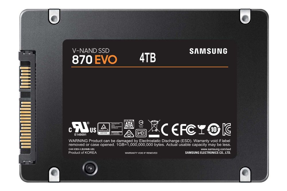 Нов Samsung 870 EVO 4TB SSD SATA 2.5" - 3 г. гаранция, налични 4 бр.