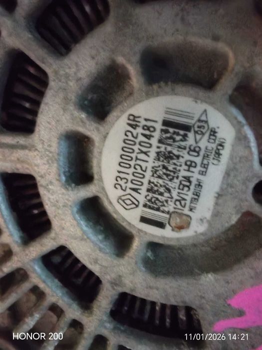 Alternator 1.2 Tce/1.4 tce 231000024r 214028682 231000024R/A002TX0481