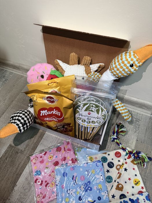 Подаръчна кутия с изненади за кученца