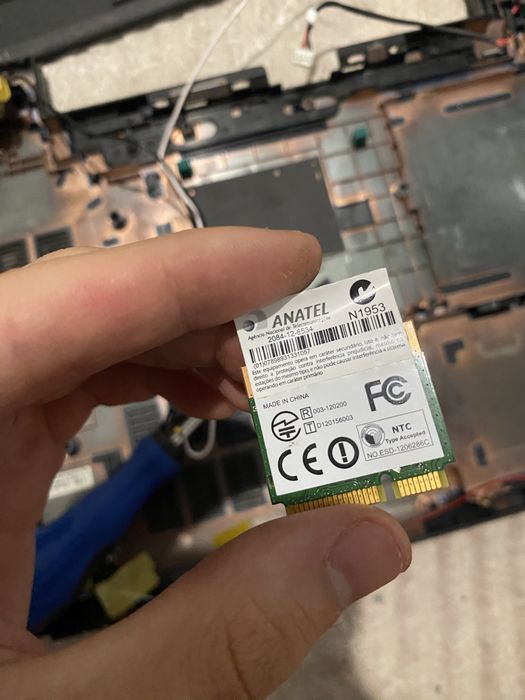 Wi-Fi модуль для ноутбука (Mini PCIe, Wi-Fi + Bluetooth).