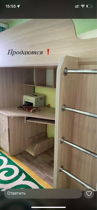 Продается детский комплект кровать-шкаф