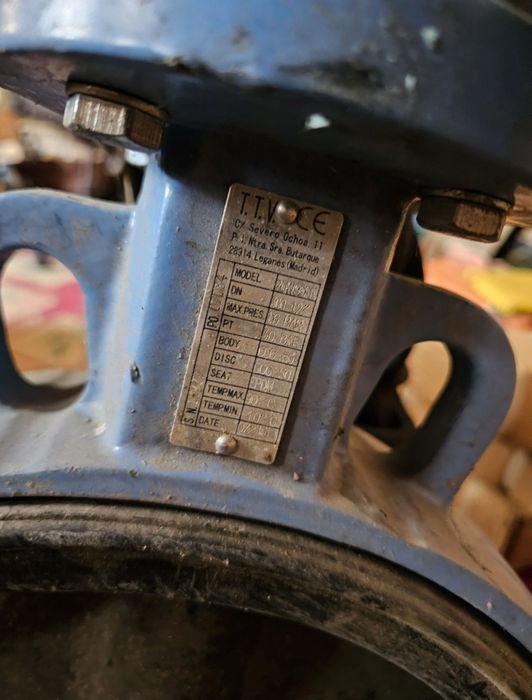 Дисковый затвор с редуктором Бабочка кран