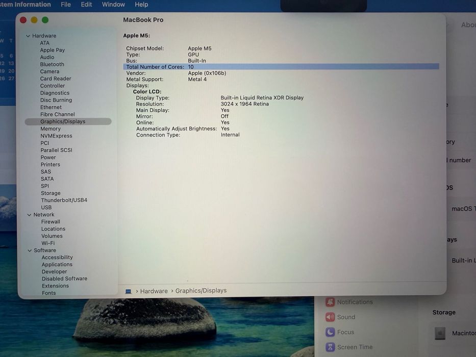 MacBook Pro 14" M5 10-CPU, 10-GPU, 16GB RAM, 1TB SSD В ГАРАНЦИЯ ДО 13.04.2029г.