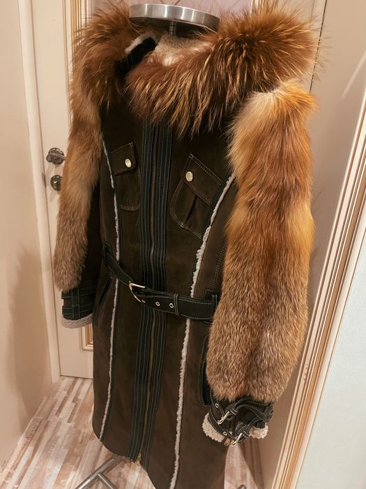 Дубленка с мехом лисы