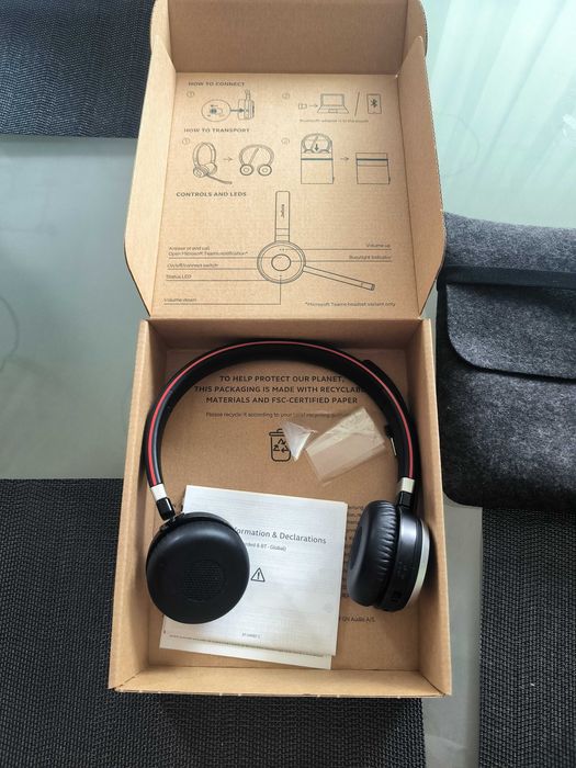 Слушалки Jabra evolve Bluetooth