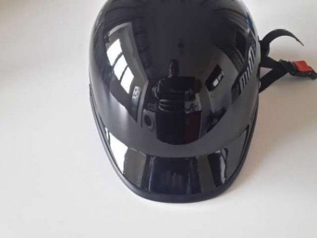 Каска канче за чопър скутер ретро рокер градска каска хитлерка мото