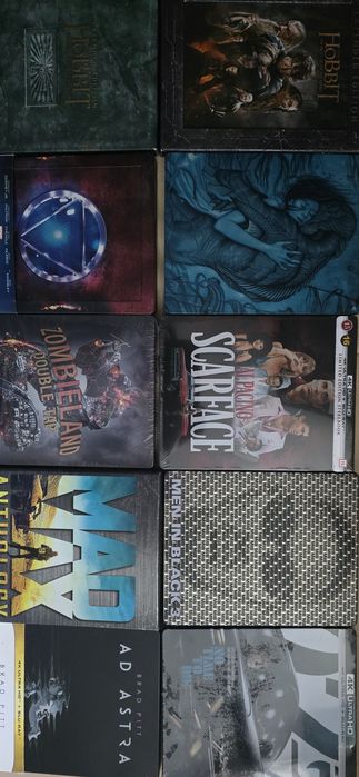 Filme blu-ray steelbook și 4k