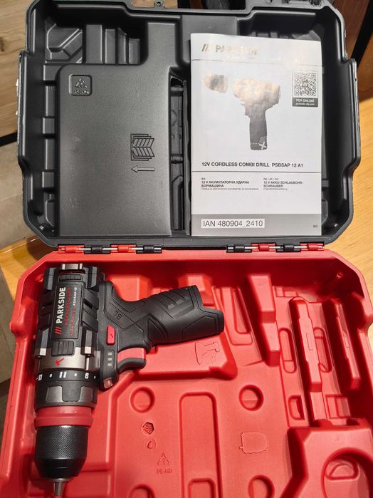 Ударен винтоверт Парксайд черна серия