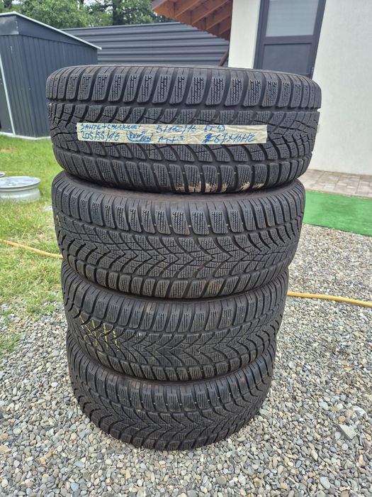 Vând jante+cauciucuri 5/112/16 M+S 205/55/16 M+S  Wv,Passat,Turan,Seat,Audi, Skoda