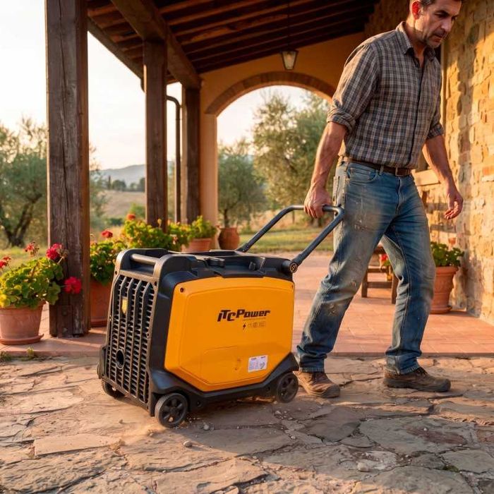 Generator curent electric 4.5kw 230V, benzina, silentios - ITC Power GG45Ei tip inverter
