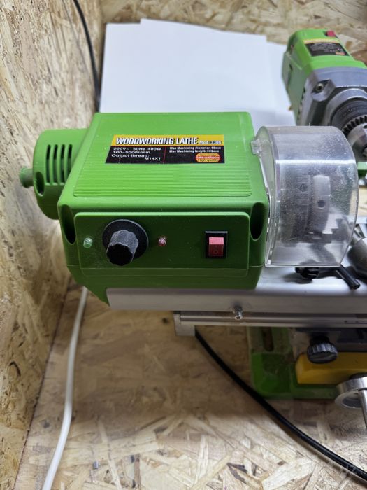 Мини настольный токарный станок Woodworking Lathe Mod. 3306