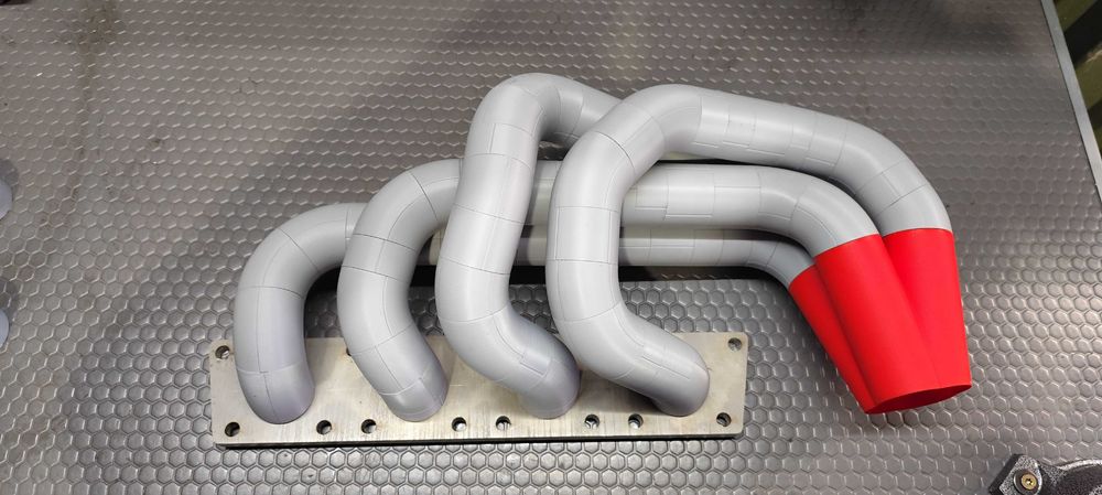 Помощен комплект за изработка на изпускателен колектор