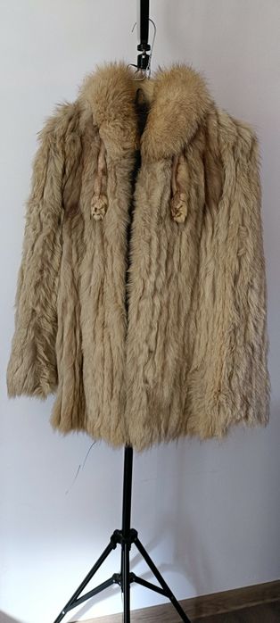 Blana naturala de vulpe argintie