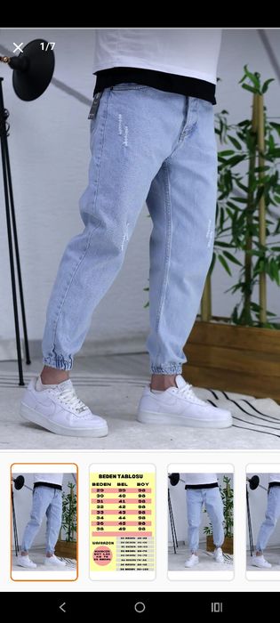 Blugi Jogger Bărbați Wafra – Croială Boyfriend