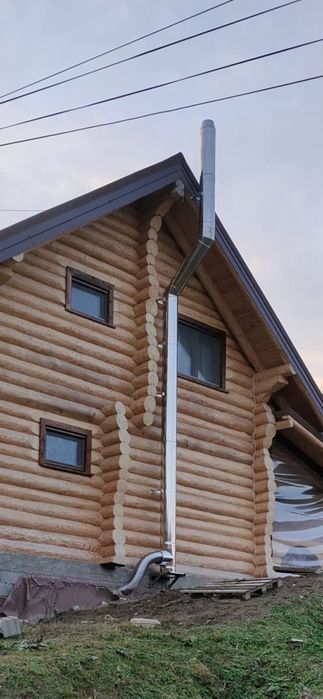 Horn de inox Coș de fum Burlane din inox izolate!