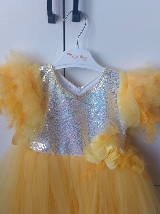 Пышное  детское платье