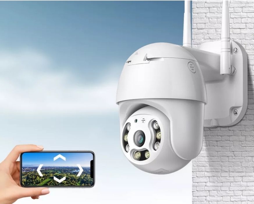 ВОДОУСТОЙЧИВА WIFI КАМЕРА, ЦВЕТНО НОЩНО ВИЖДАНЕ, АУДИО, FULL HD 1080P