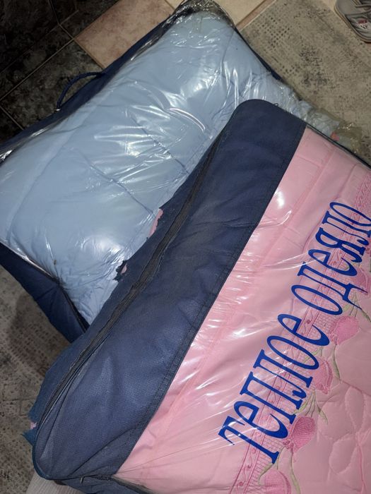 Одеяло, подушки новые