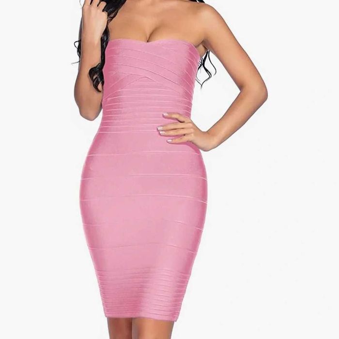 Бандажни рокли Herve Leger и  рипсени роклички