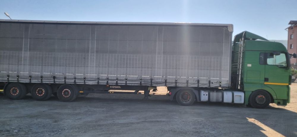 Ansamblu MAN TGX + Semiremorca Koegel mega
