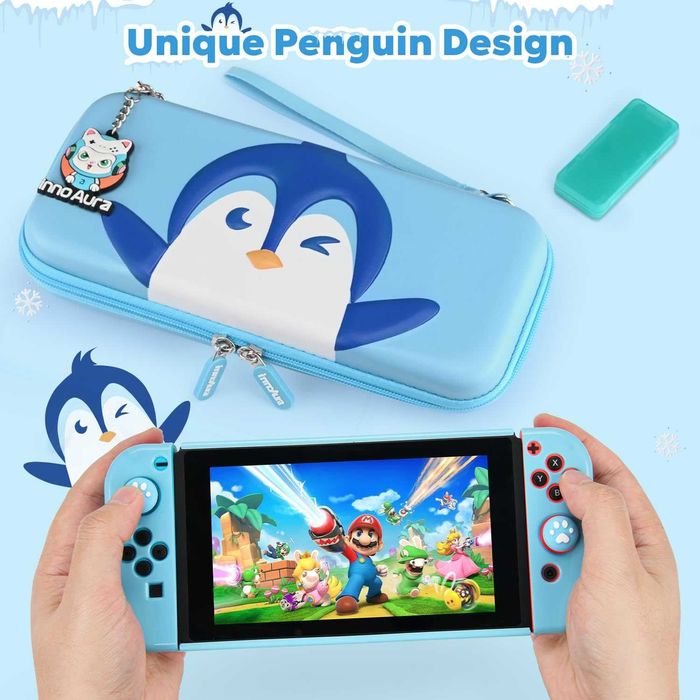 Защитен калъф за Nintendo Switch протектор за екран и много аксесоари