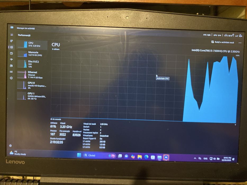 Vand laptop lenovo legion Y520