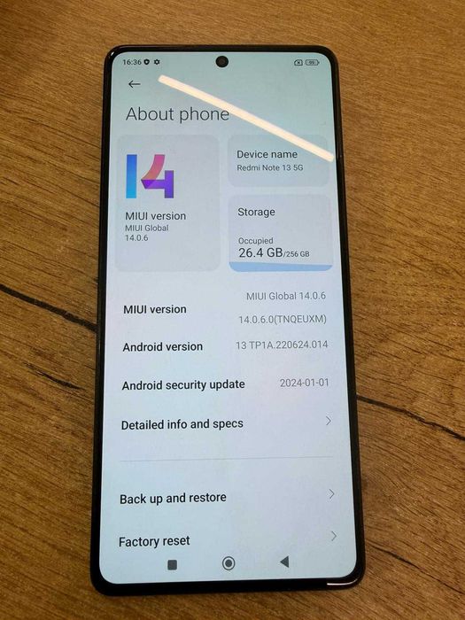 Xiaomi Redmi Note 13 5G 256GB / 8GB RAM Dual SIM – Impecabil, 108MP, Garanție 24 Luni