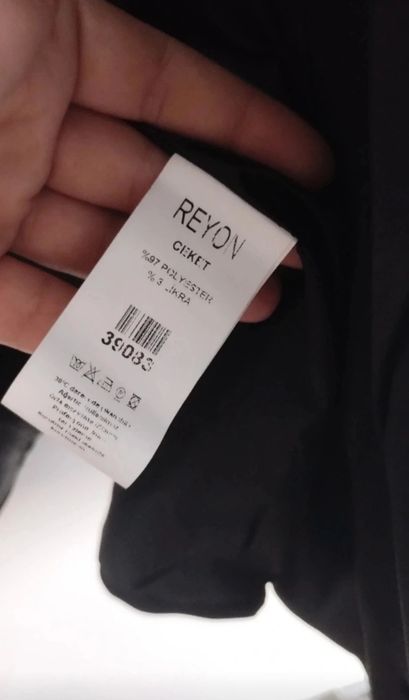 Jacheta blazer negru alb