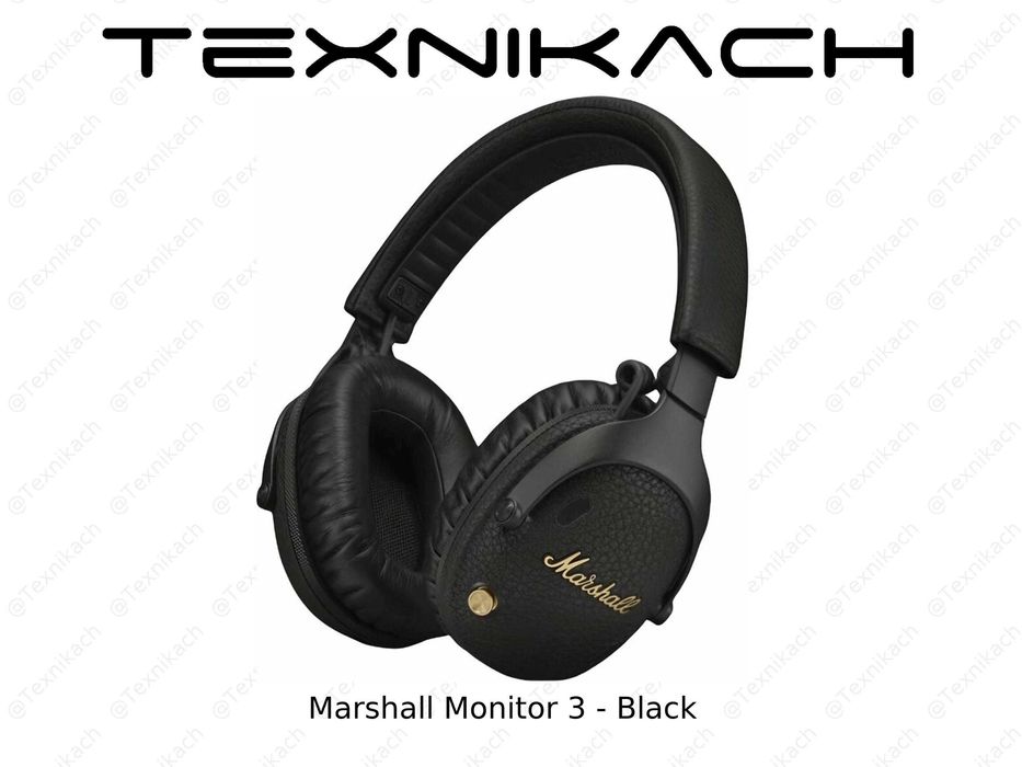 Marshall Monitor 3 - Black • Доставка • Проверка при получении