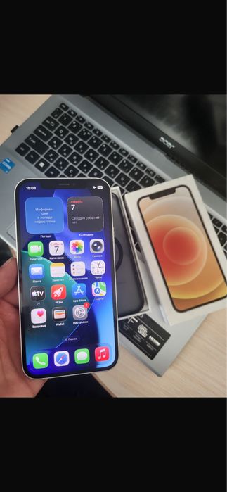 Айфон 12 в хорошем состояний. продам