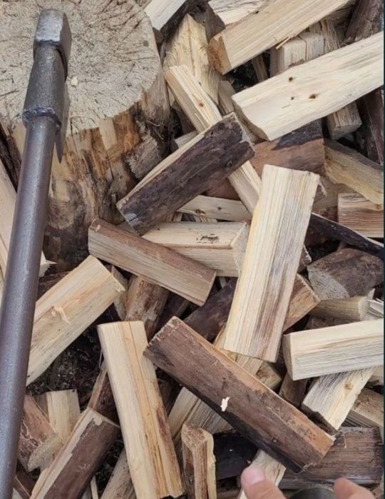 Дрова мешками и кубами