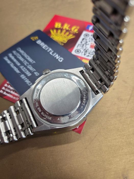 Breitling Chronomat GMT Amanet BKG