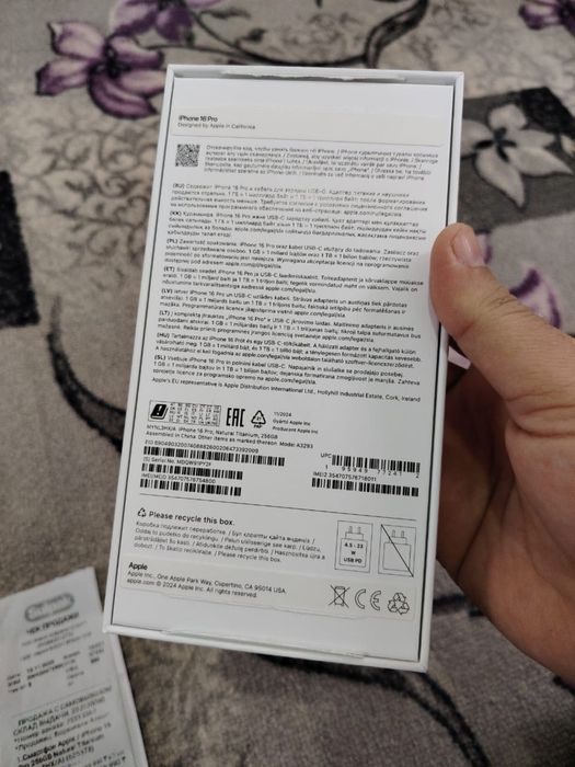 Iphone 16 pro 256Gb EAC