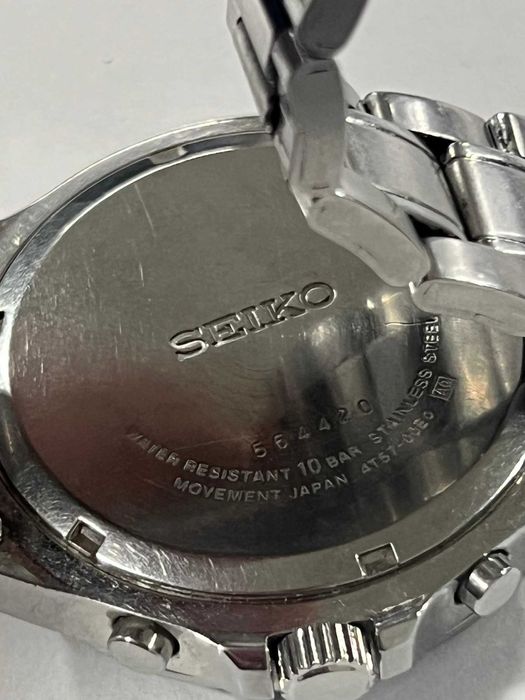 Seiko Chronograph 4T57-00E0 – Stainless Steel Men's