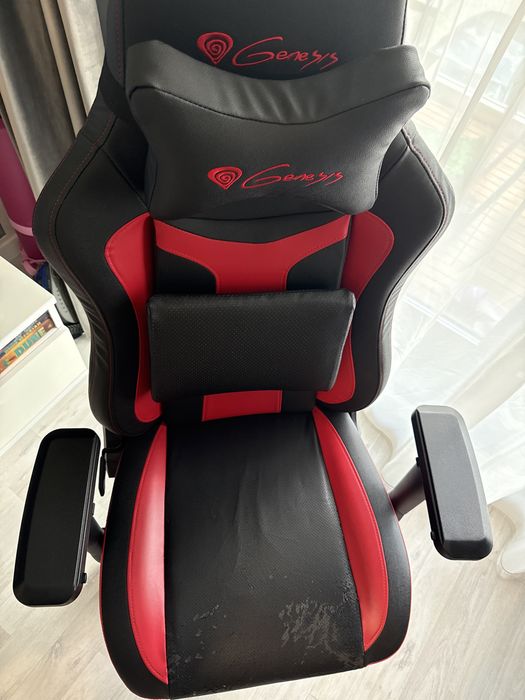 Scaun Gaming Genesis Nitro 790, reglabil (Negru/Rosu)