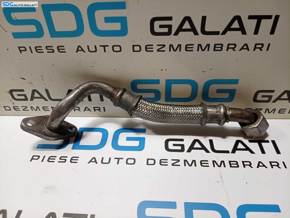 Conducta Retur Ulei Turbosuflanta Skoda Superb 1 2.0 TDI BSS BWW 2002 - 2008 Cod 028145736AH [M6196]