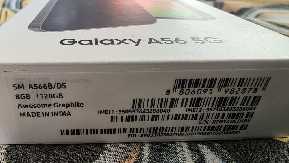 Продавам,Заменям НЕРАЗПЕЧАТАН GALAXY A56 с 2 г гаранция . В комплект